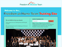 Tablet Screenshot of freedomathometraining.com